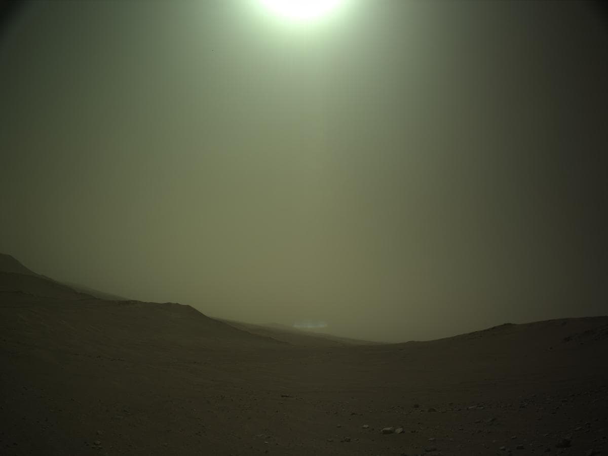 Mars image captured by NAVCAM_LEFT on Perseverance