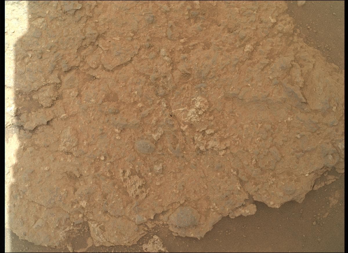 Mars image captured by SHERLOC_WATSON on Perseverance