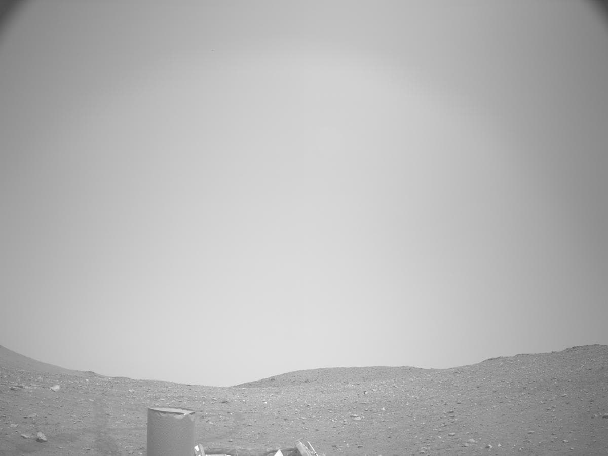 Mars image captured by NAVCAM_LEFT on Perseverance
