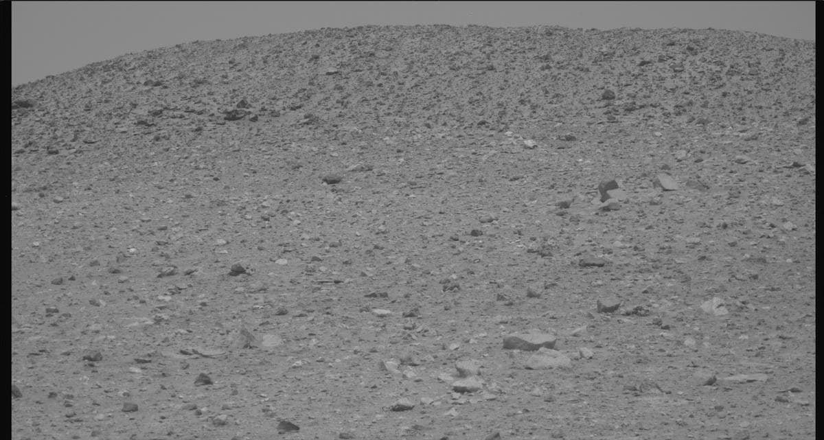 Mars image captured by MCZ_LEFT on Perseverance