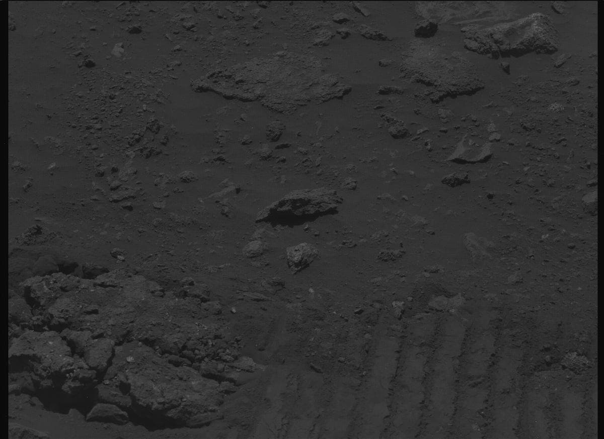 Mars image captured by MCZ_LEFT on Perseverance