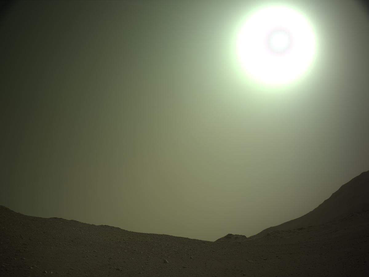 Mars image captured by NAVCAM_LEFT on Perseverance