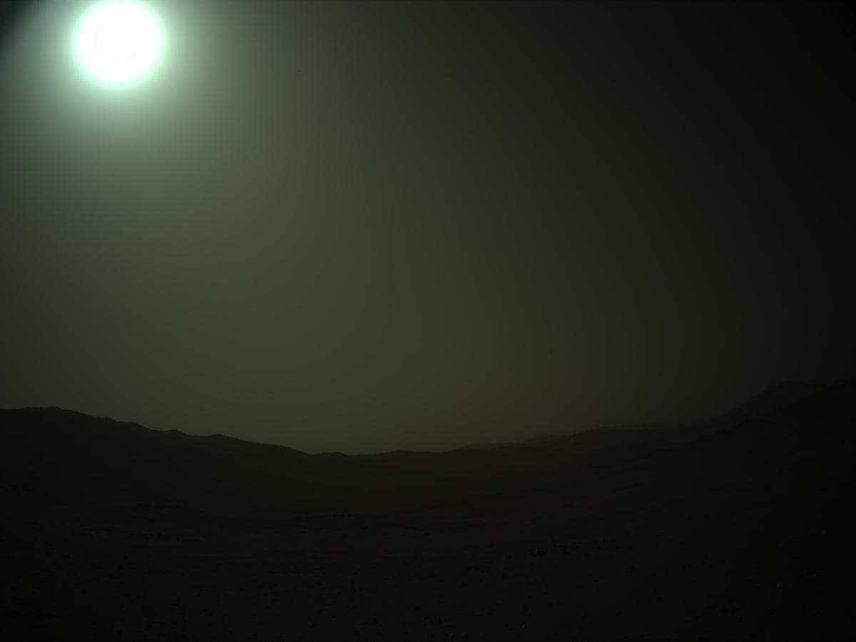 Mars image captured by NAVCAM_LEFT on Perseverance