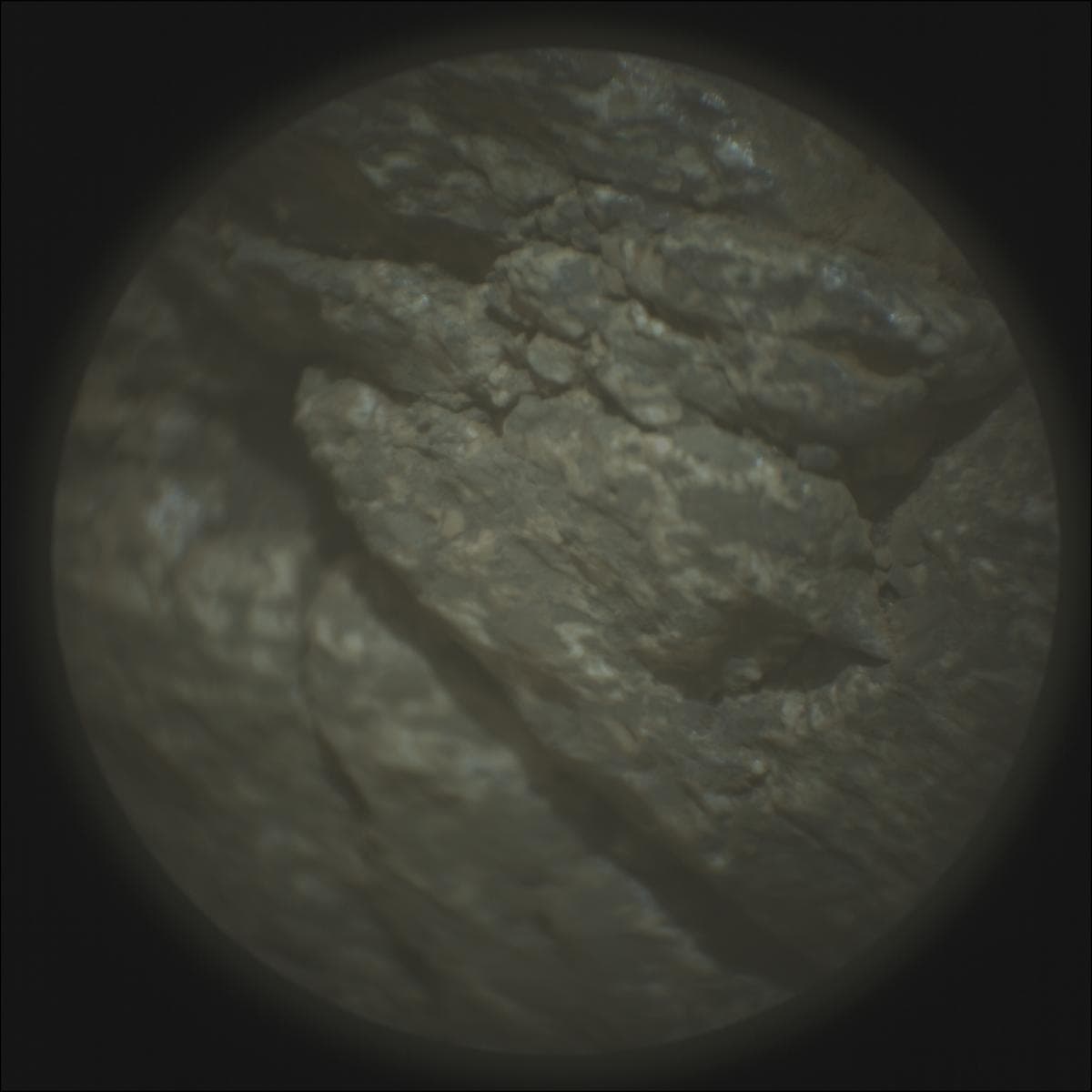 Mars image captured by SUPERCAM_RMI on Perseverance