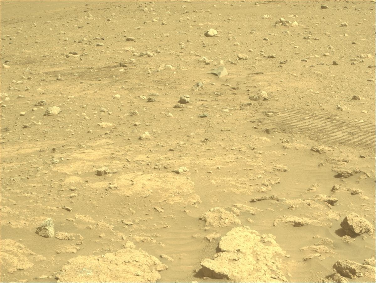 Mars image captured by FRONT_HAZCAM_RIGHT_A on Perseverance
