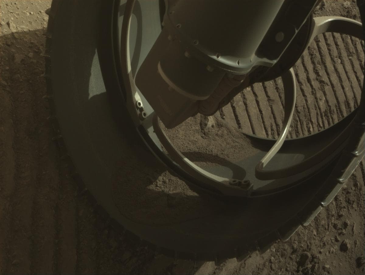 Mars image captured by FRONT_HAZCAM_RIGHT_A on Perseverance