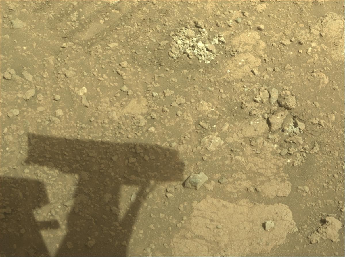Mars image captured by FRONT_HAZCAM_RIGHT_A on Perseverance