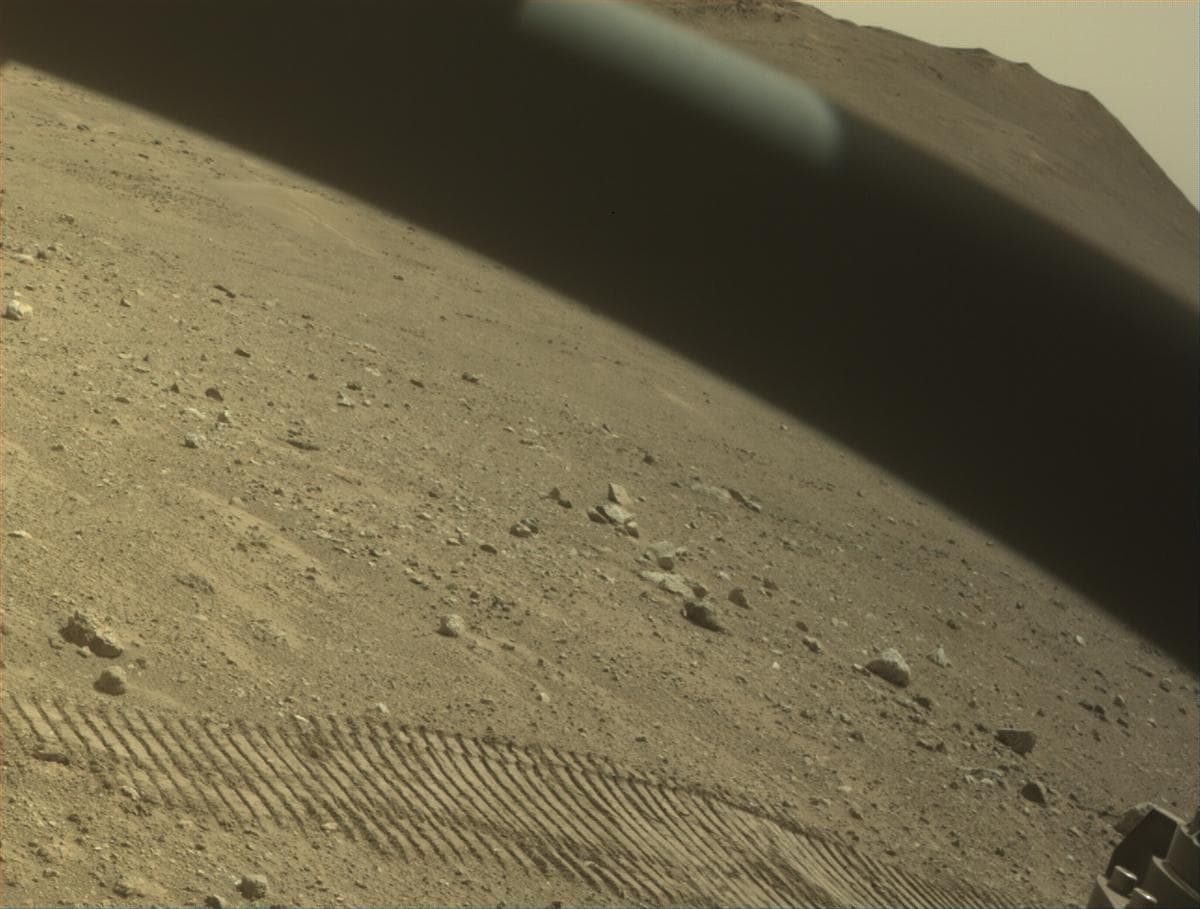 Mars image captured by FRONT_HAZCAM_RIGHT_A on Perseverance