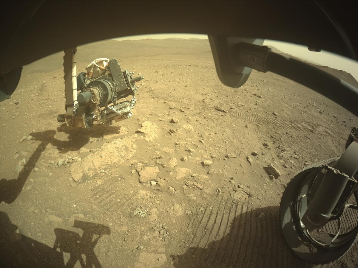 Mars image captured by FRONT_HAZCAM_RIGHT_A on Perseverance