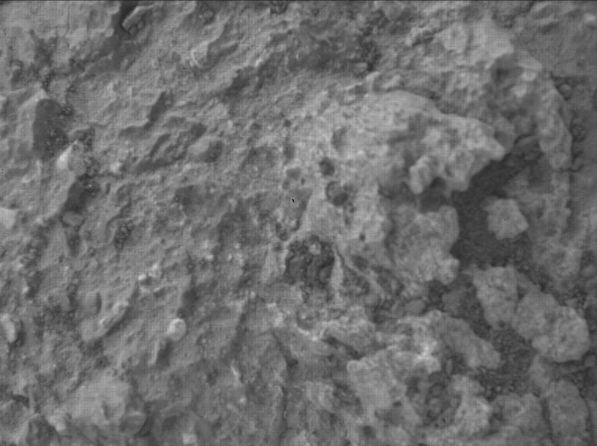Mars image captured by SHERLOC_WATSON on Perseverance