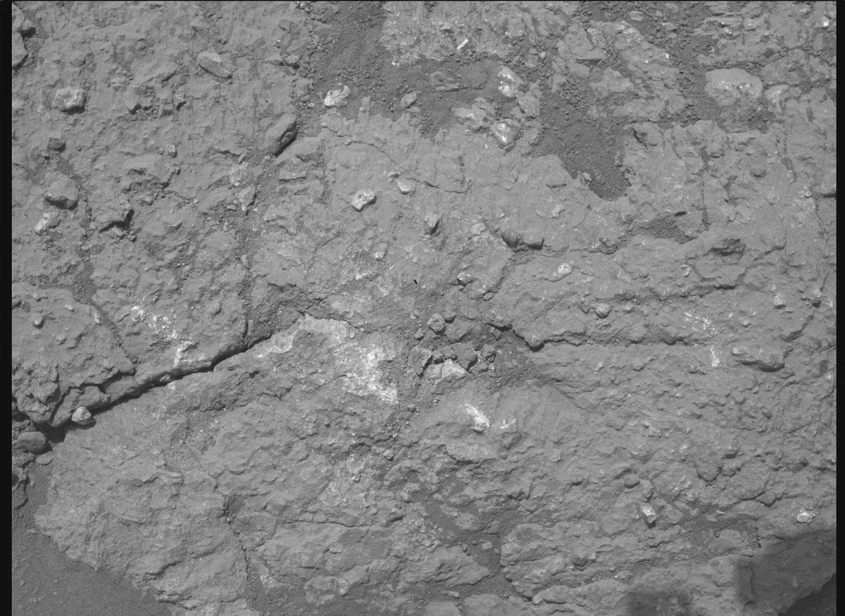 Mars image captured by SHERLOC_WATSON on Perseverance