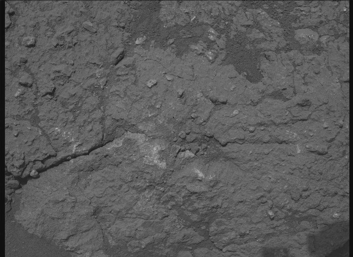 Mars image captured by SHERLOC_WATSON on Perseverance