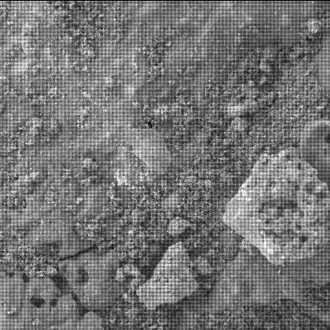 Mars image captured by SHERLOC_WATSON on Perseverance