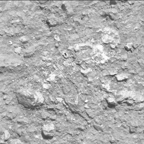Mars image captured by SHERLOC_WATSON on Perseverance