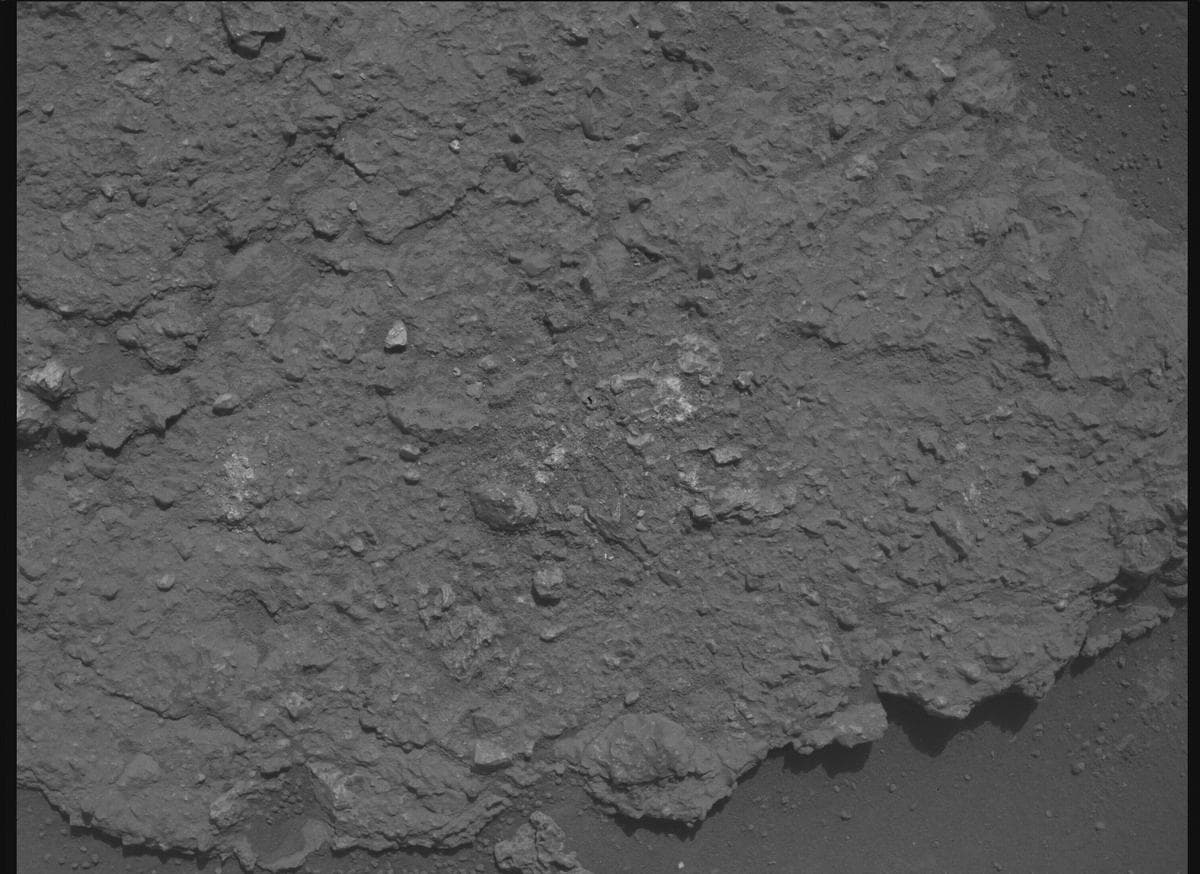 Mars image captured by SHERLOC_WATSON on Perseverance