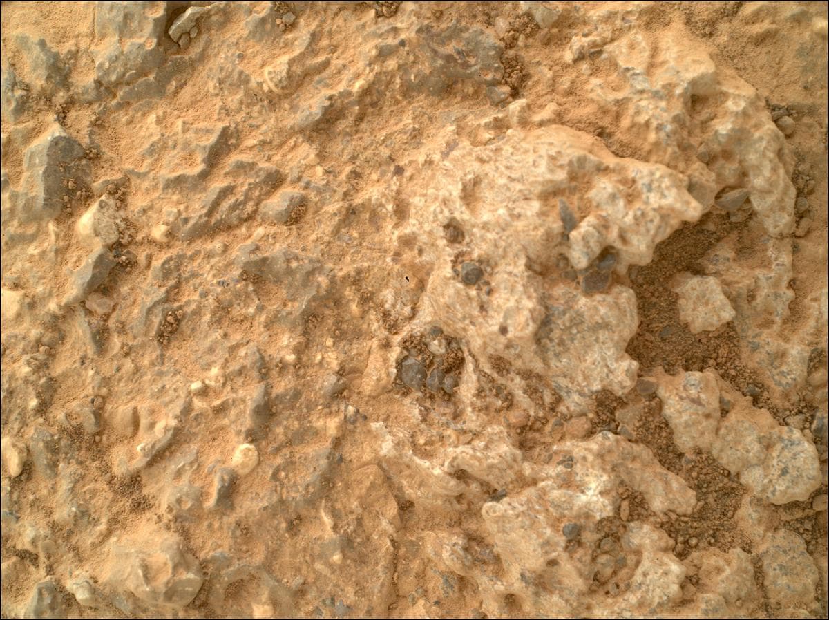 Mars image captured by SHERLOC_WATSON on Perseverance