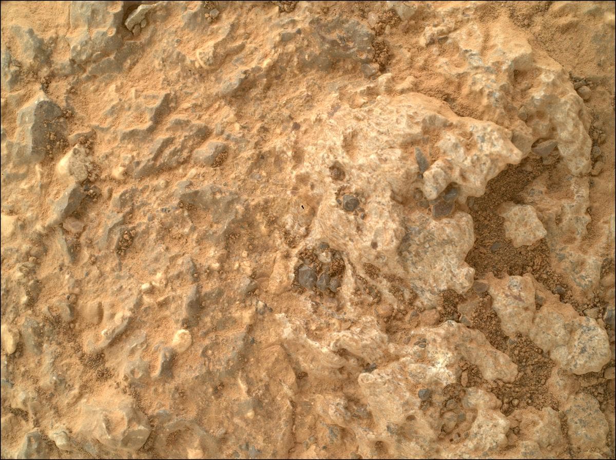 Mars image captured by SHERLOC_WATSON on Perseverance