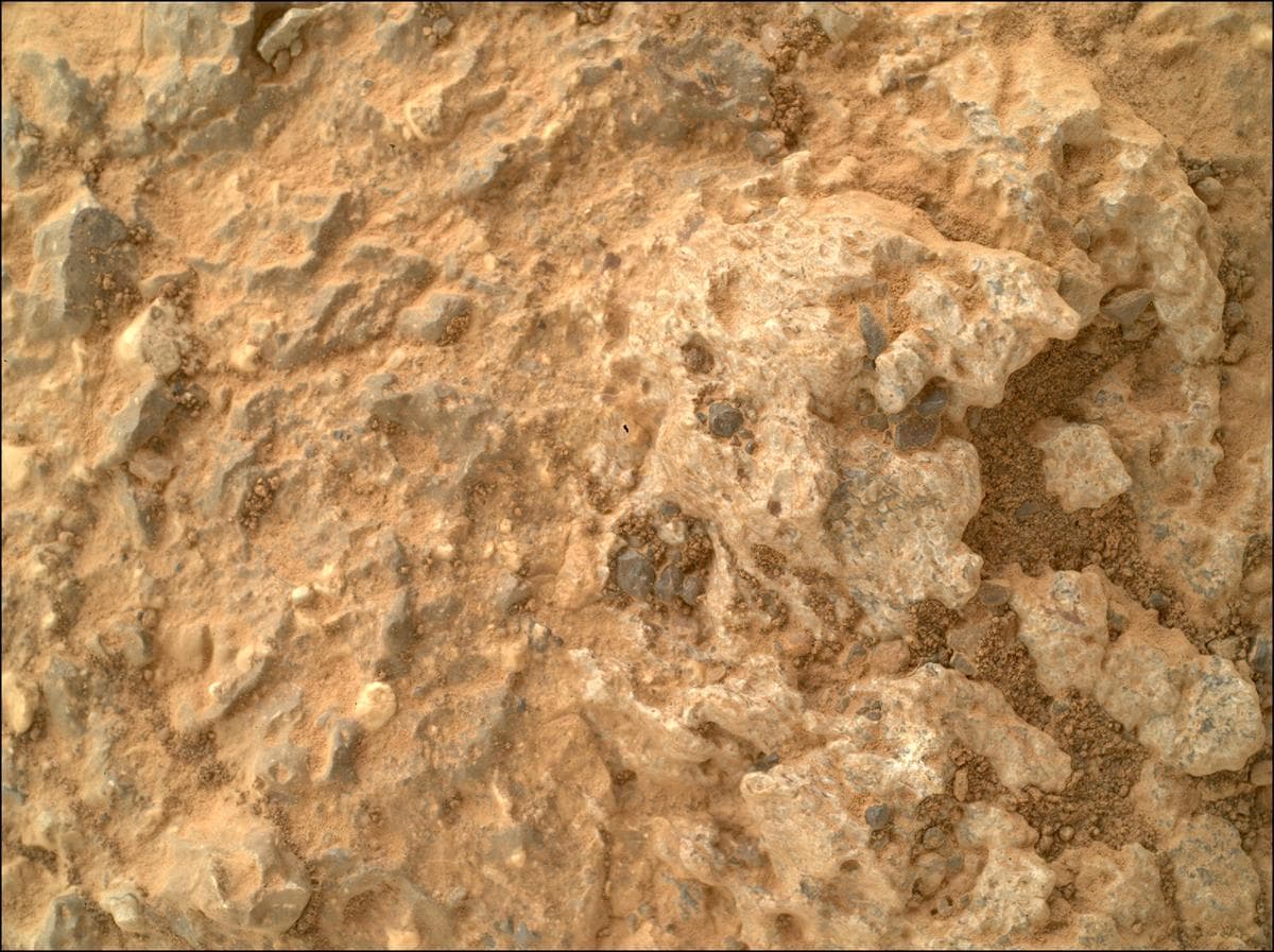 Mars image captured by SHERLOC_WATSON on Perseverance