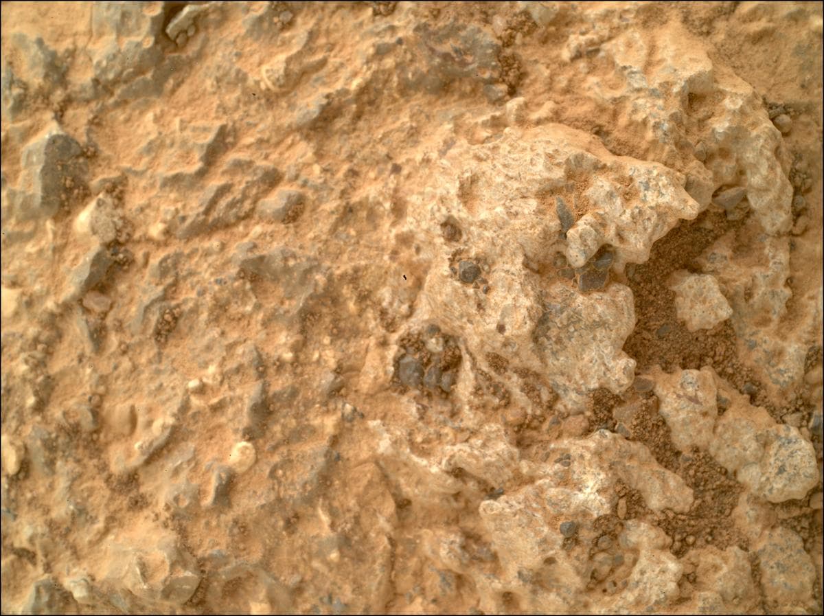 Mars image captured by SHERLOC_WATSON on Perseverance
