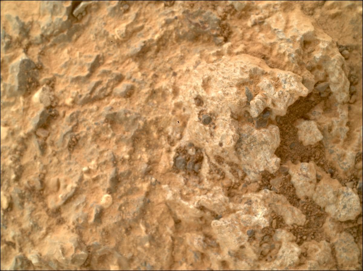 Mars image captured by SHERLOC_WATSON on Perseverance