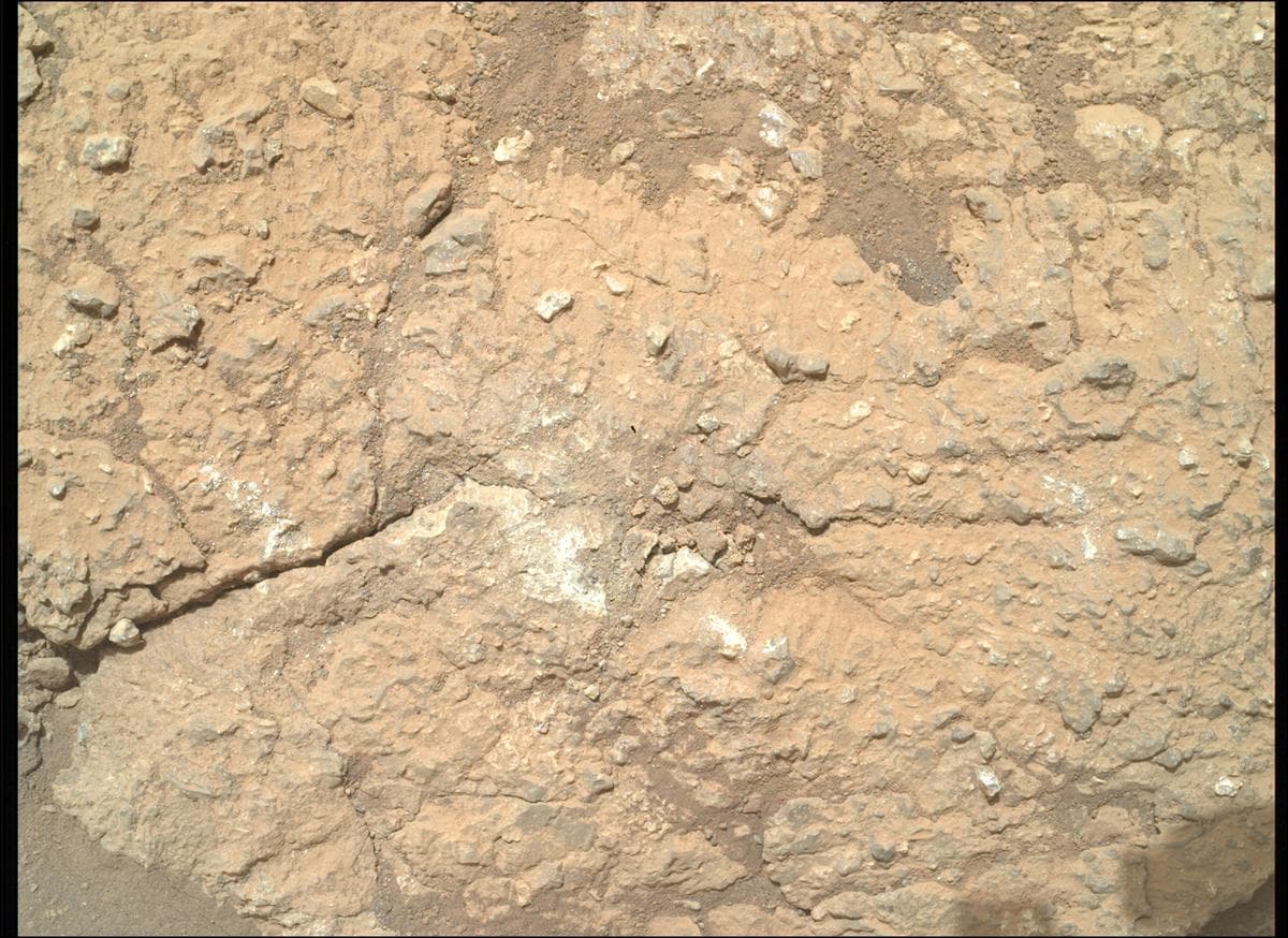 Mars image captured by SHERLOC_WATSON on Perseverance