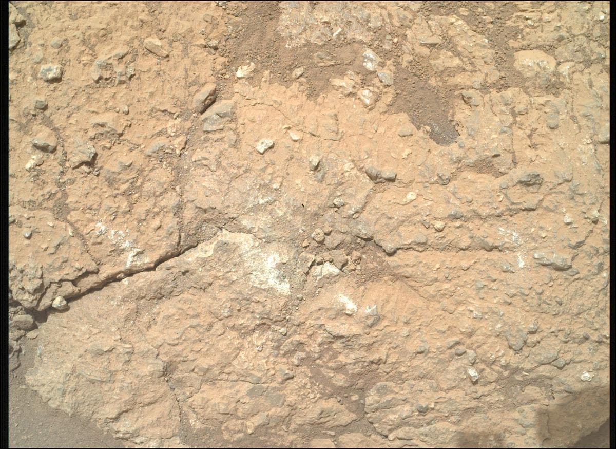 Mars image captured by SHERLOC_WATSON on Perseverance
