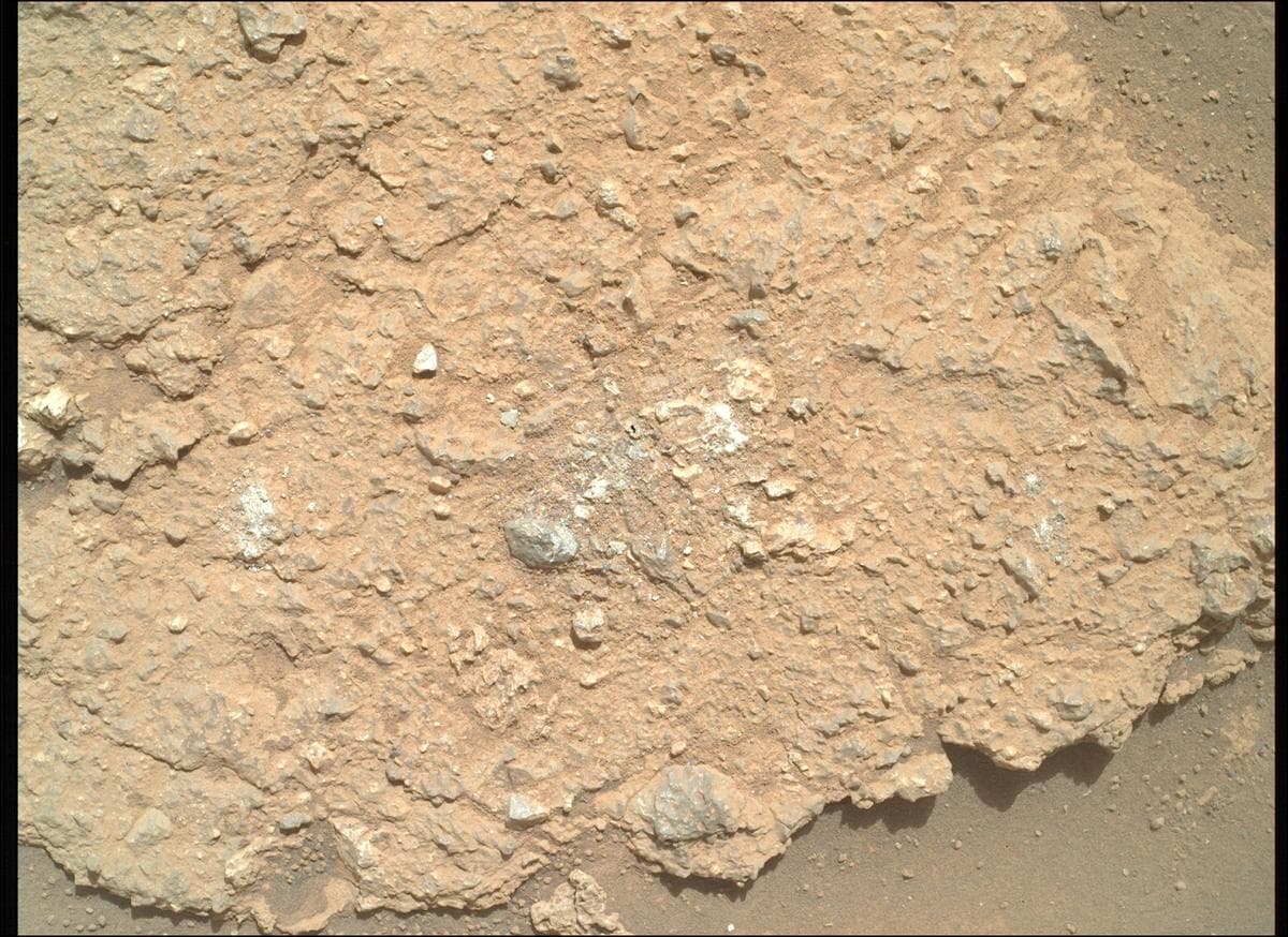 Mars image captured by SHERLOC_WATSON on Perseverance