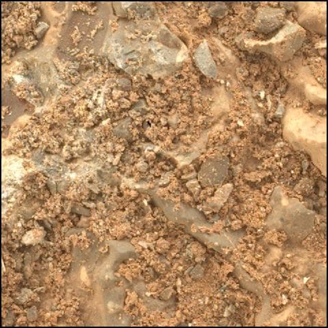 Mars image captured by SHERLOC_WATSON on Perseverance