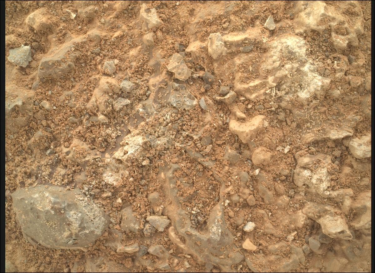 Mars image captured by SHERLOC_WATSON on Perseverance