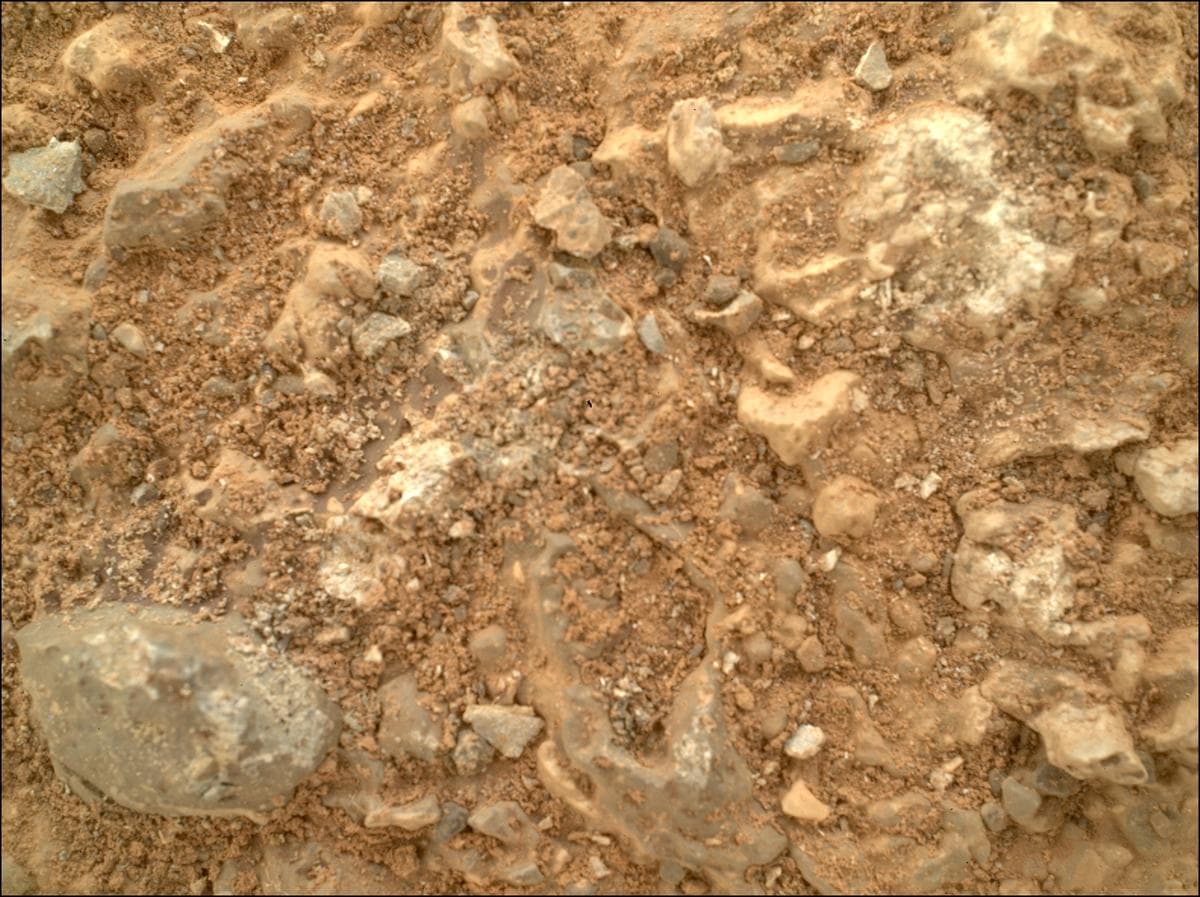 Mars image captured by SHERLOC_WATSON on Perseverance