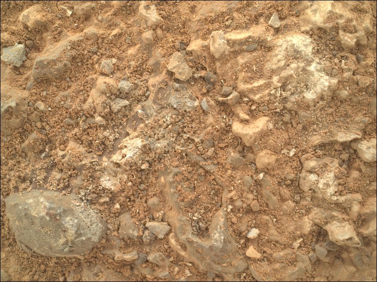 Mars image captured by SHERLOC_WATSON on Perseverance