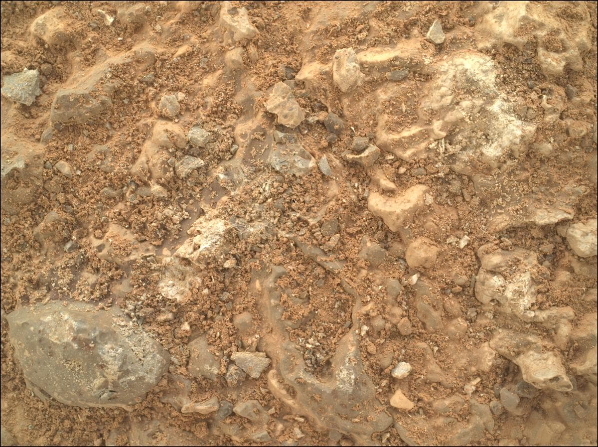 Mars image captured by SHERLOC_WATSON on Perseverance