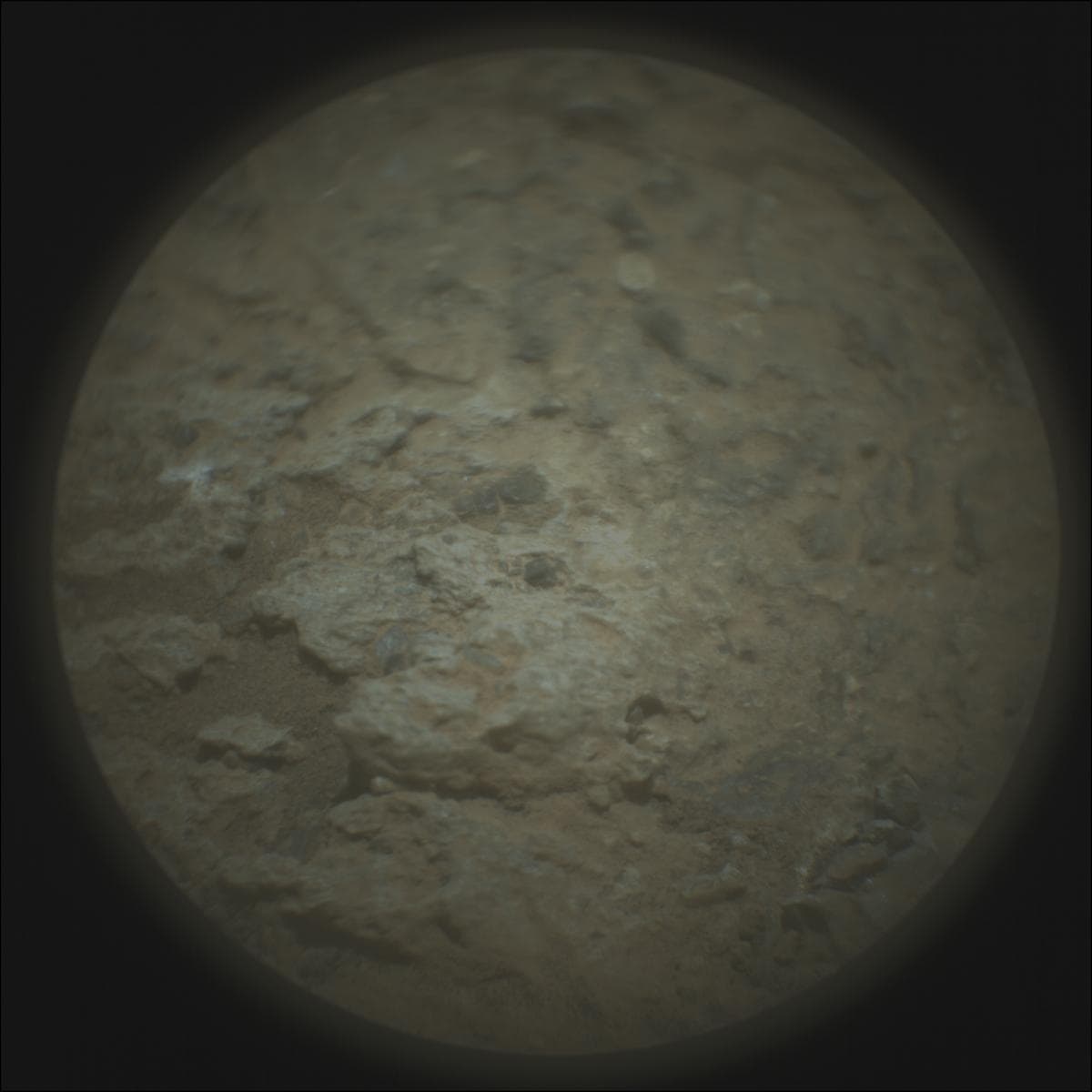Mars image captured by SUPERCAM_RMI on Perseverance