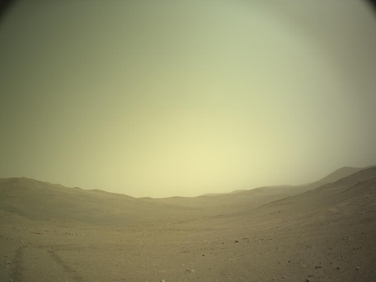 Mars image captured by NAVCAM_LEFT on Perseverance