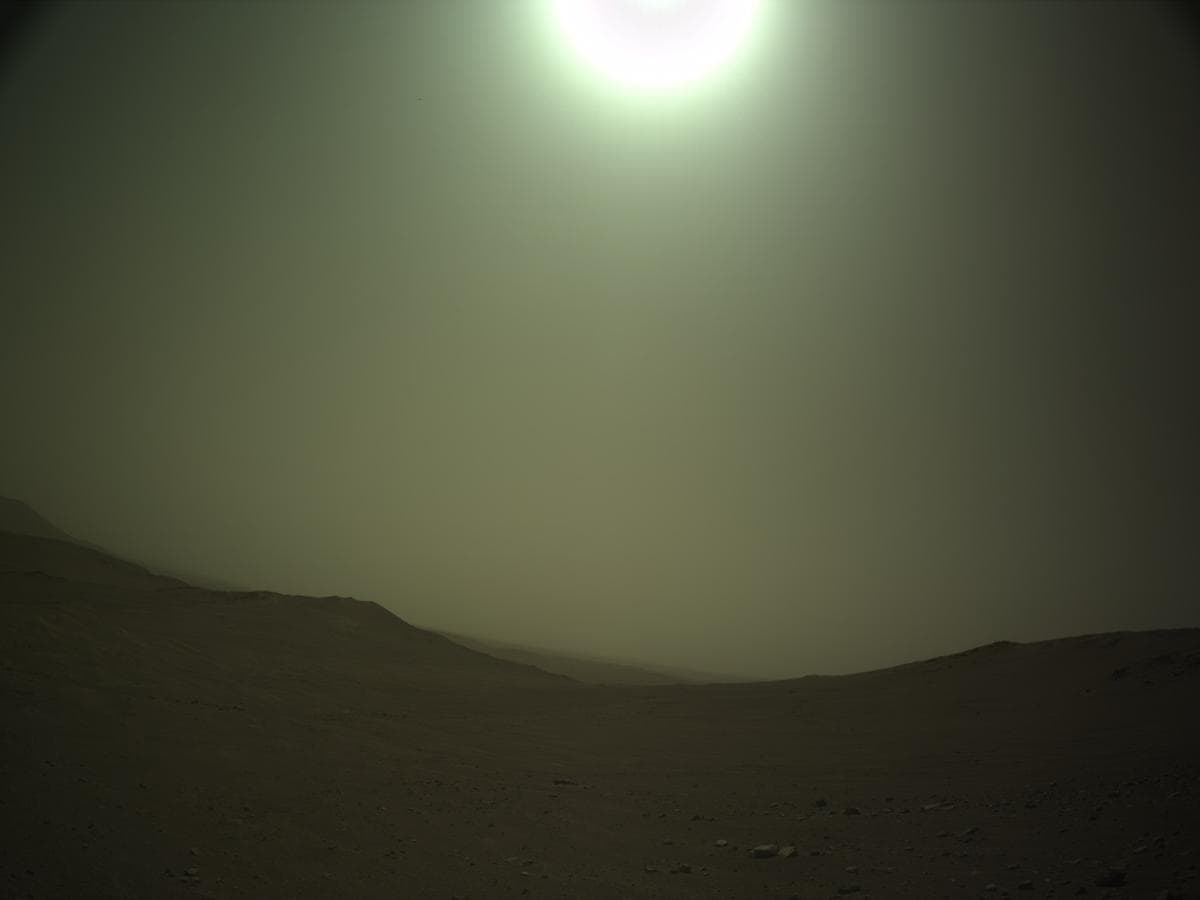 Mars image captured by NAVCAM_LEFT on Perseverance
