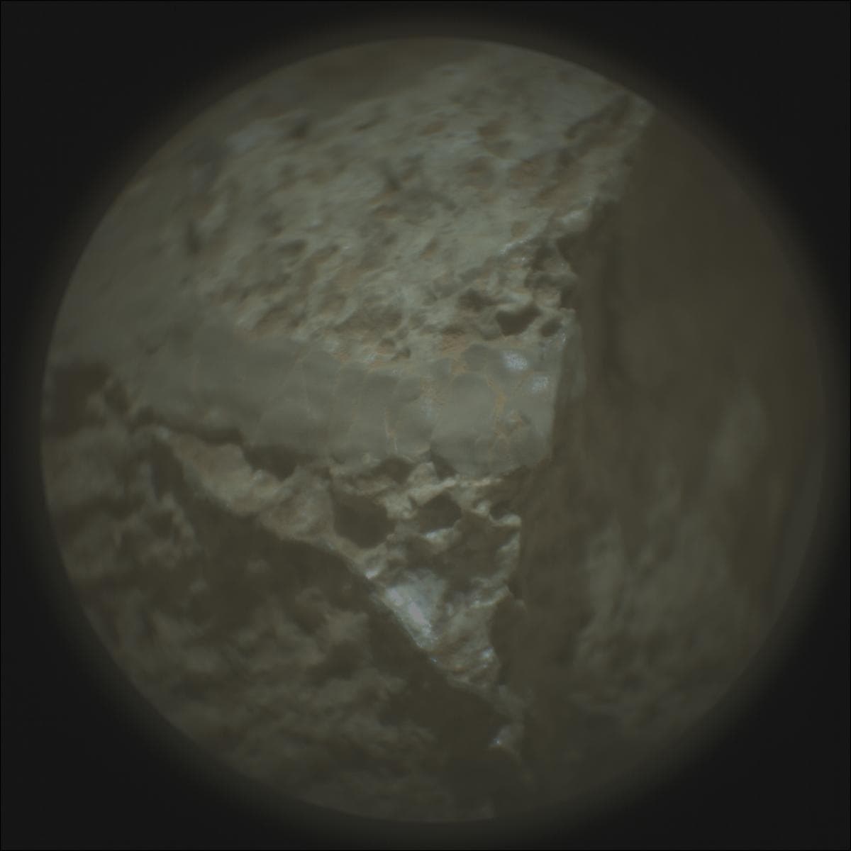 Mars image captured by SUPERCAM_RMI on Perseverance