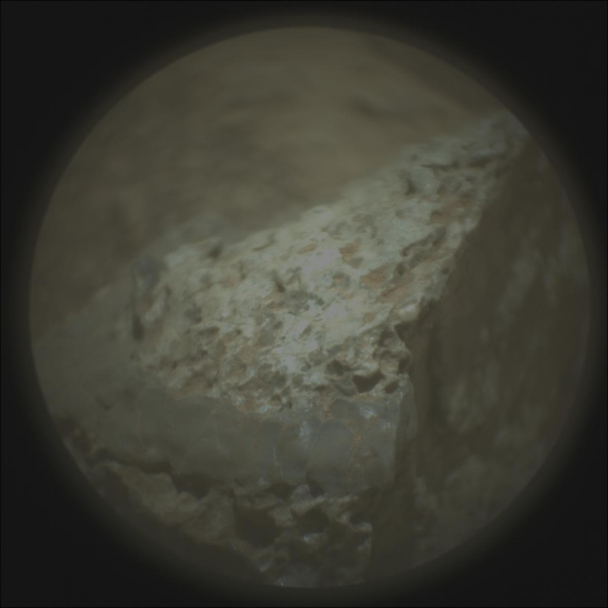 Mars image captured by SUPERCAM_RMI on Perseverance