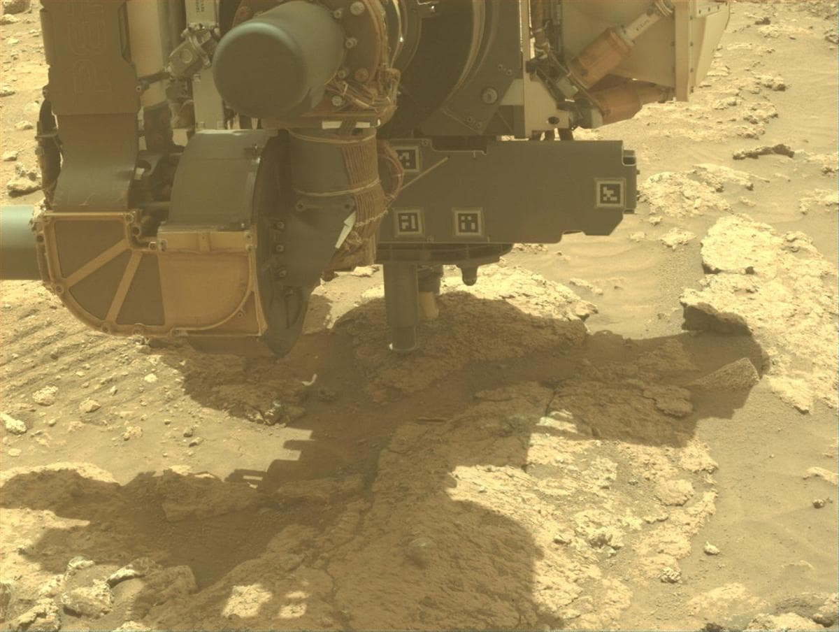 Mars image captured by FRONT_HAZCAM_LEFT_A on Perseverance