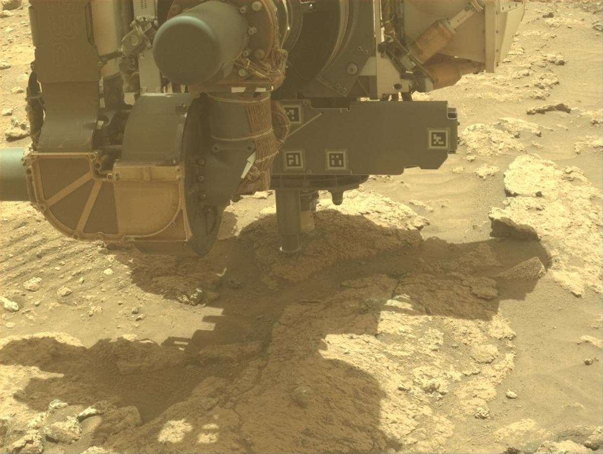 Mars image captured by FRONT_HAZCAM_LEFT_A on Perseverance