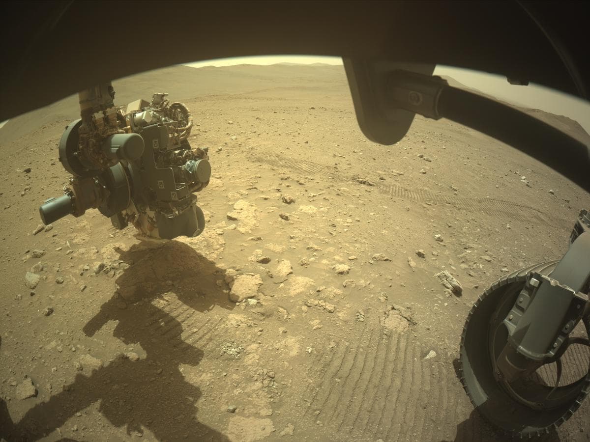 Mars image captured by FRONT_HAZCAM_RIGHT_A on Perseverance