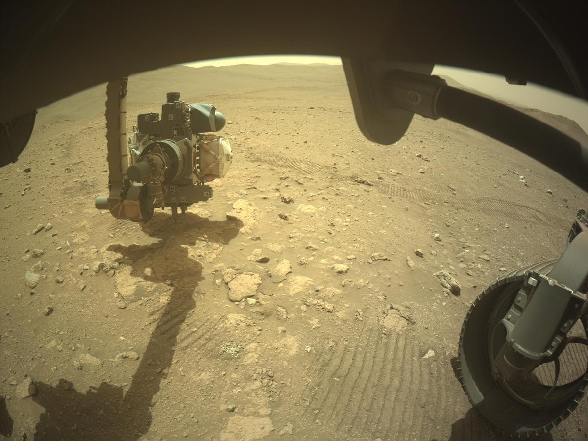 Mars image captured by FRONT_HAZCAM_RIGHT_A on Perseverance