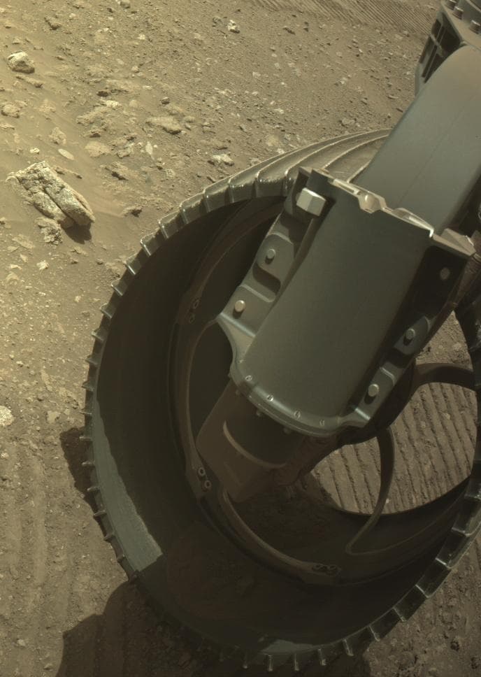 Mars image captured by FRONT_HAZCAM_RIGHT_A on Perseverance