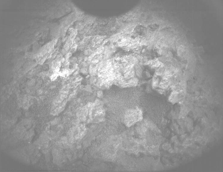 Mars image captured by PIXL_MCC on Perseverance