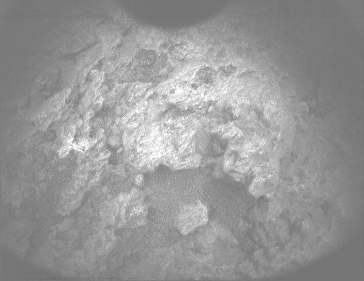 Mars image captured by PIXL_MCC on Perseverance