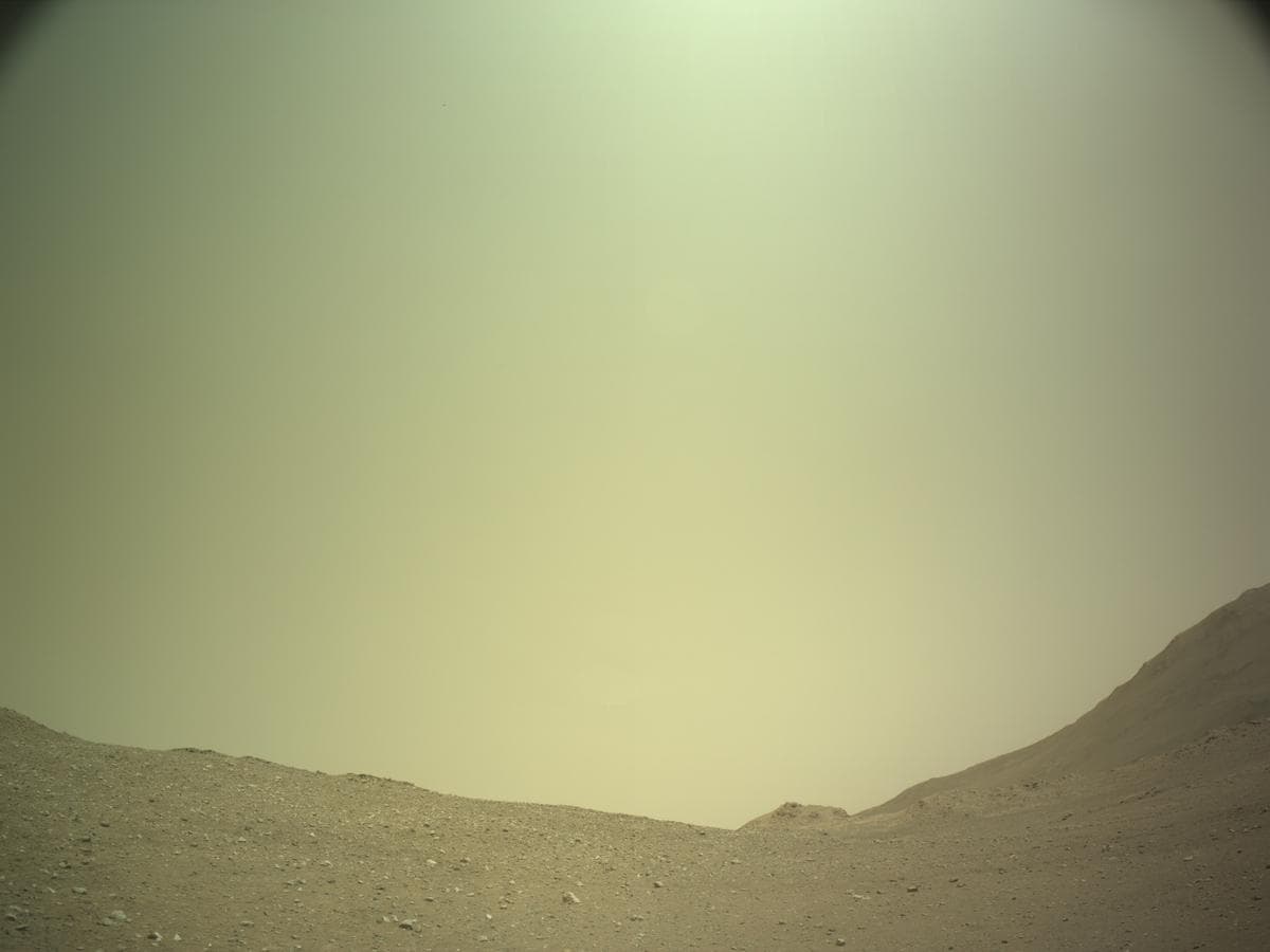Mars image captured by NAVCAM_LEFT on Perseverance