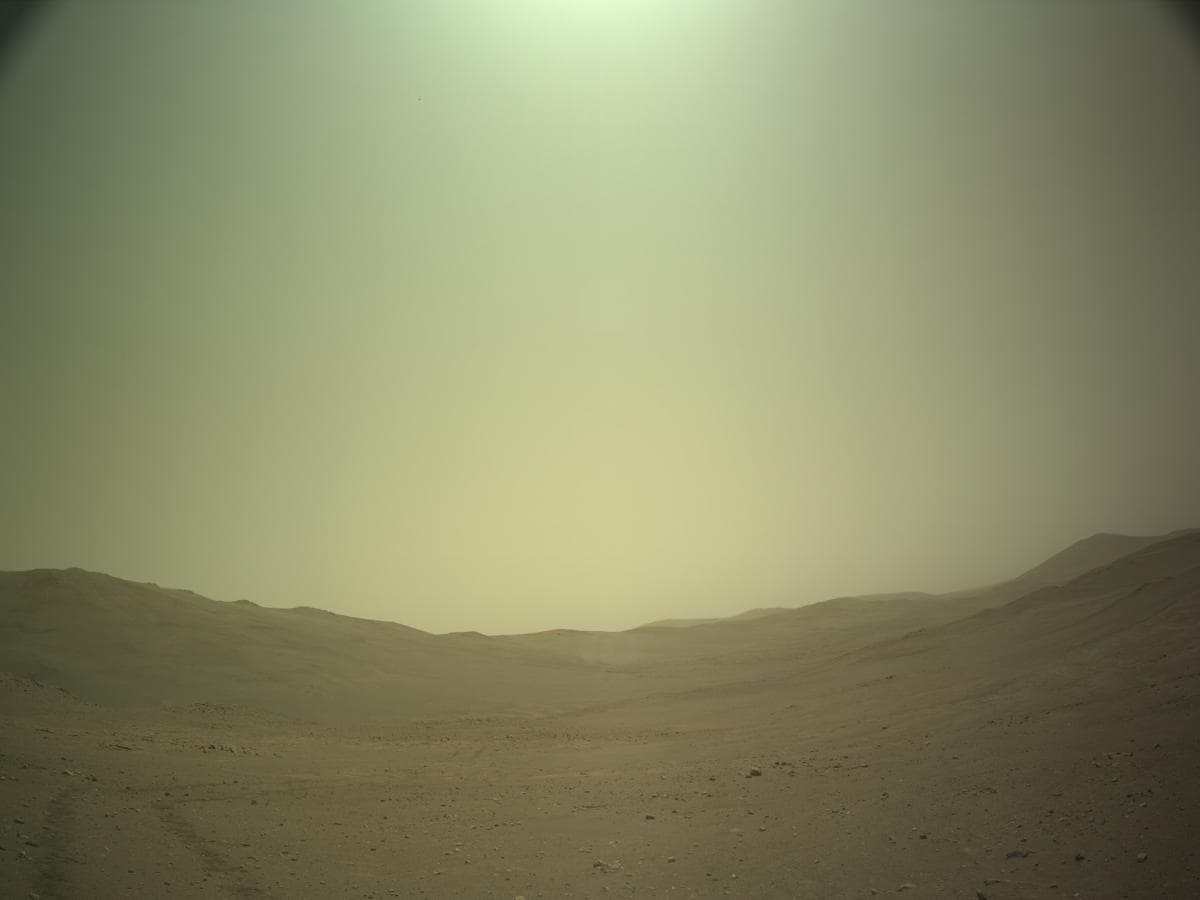Mars image captured by NAVCAM_LEFT on Perseverance