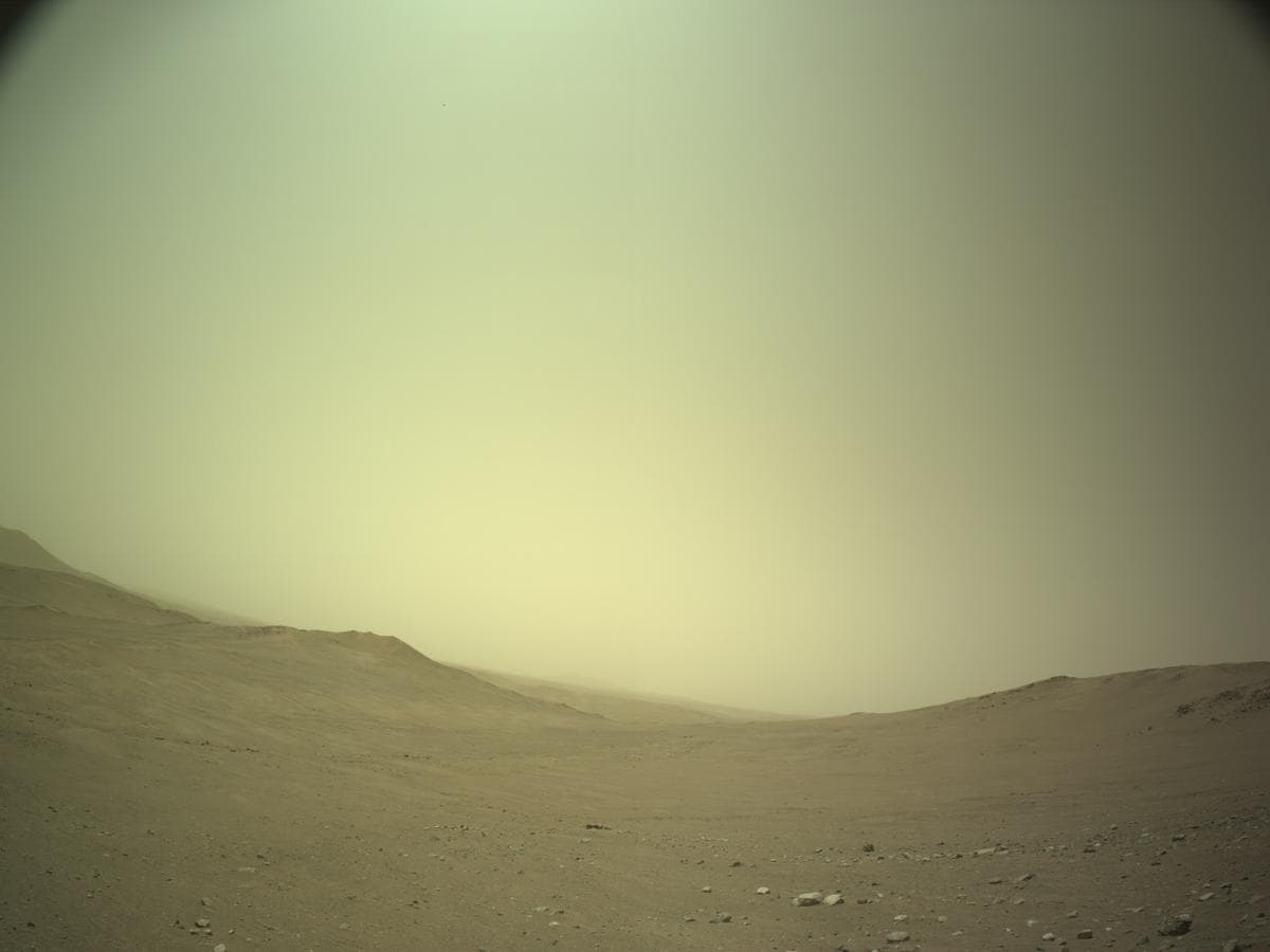 Mars image captured by NAVCAM_LEFT on Perseverance