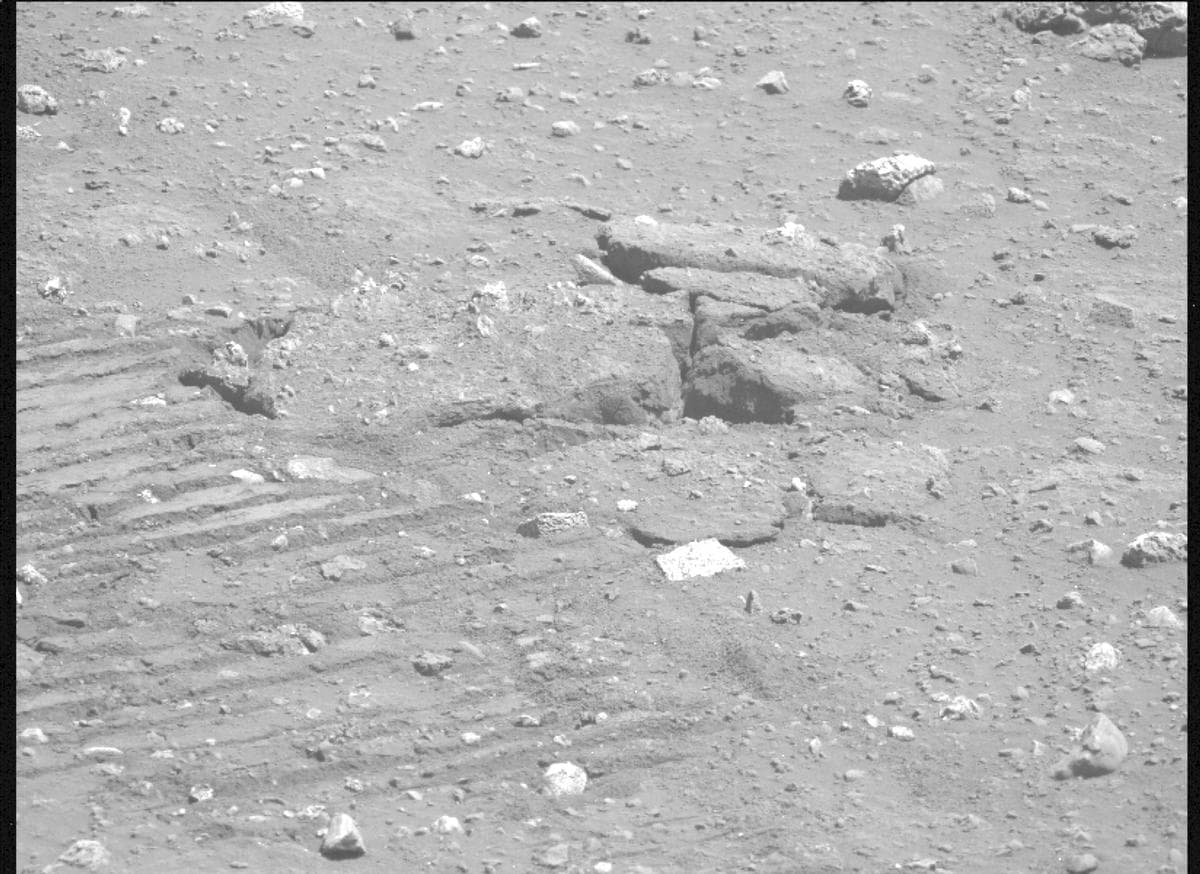 Mars image captured by MCZ_LEFT on Perseverance