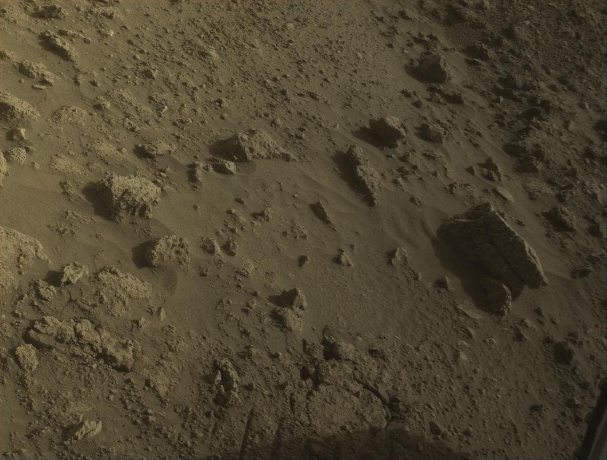 Mars image captured by FRONT_HAZCAM_LEFT_A on Perseverance