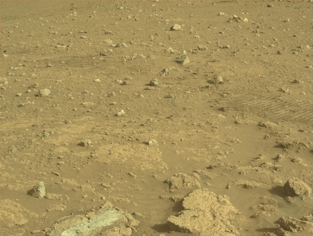 Mars image captured by FRONT_HAZCAM_RIGHT_A on Perseverance